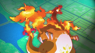 Pokémon Dynamax Charizard artwork.