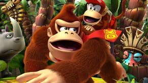 Donkey Kong Country Returns key art featuring Donkey Kong and Diddy Kong