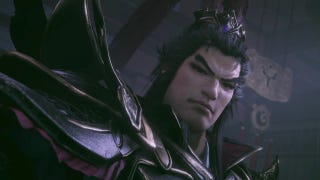 Dynasty Warriors: Origins screenshot showing a close-up of Lu Bu.