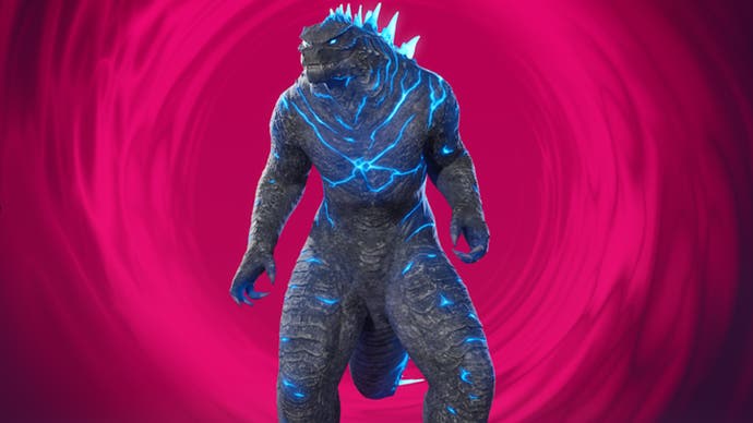 fortnite energized godzilla skin