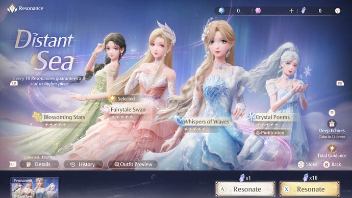 infinity nikki distant sea permanent resonance banner