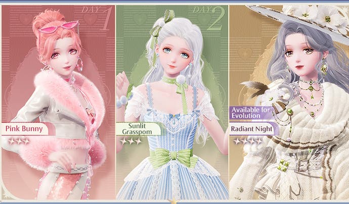 Heartfelt Gifts outfits in version 1.2 of Infinity Nikki.